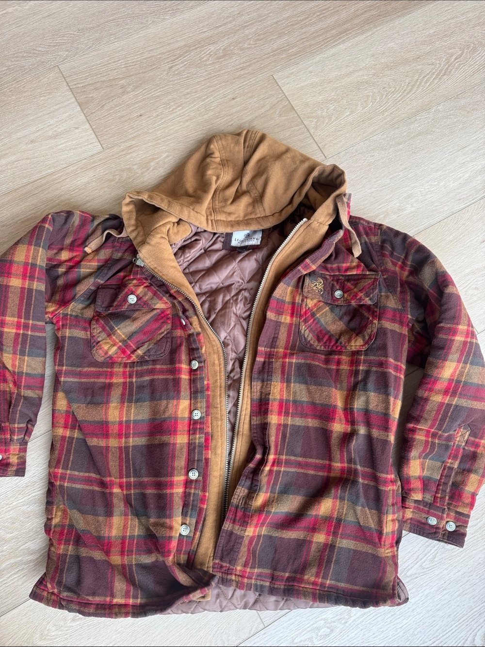 Legendary Whitetails Quilted Jacket with Mustard Hood